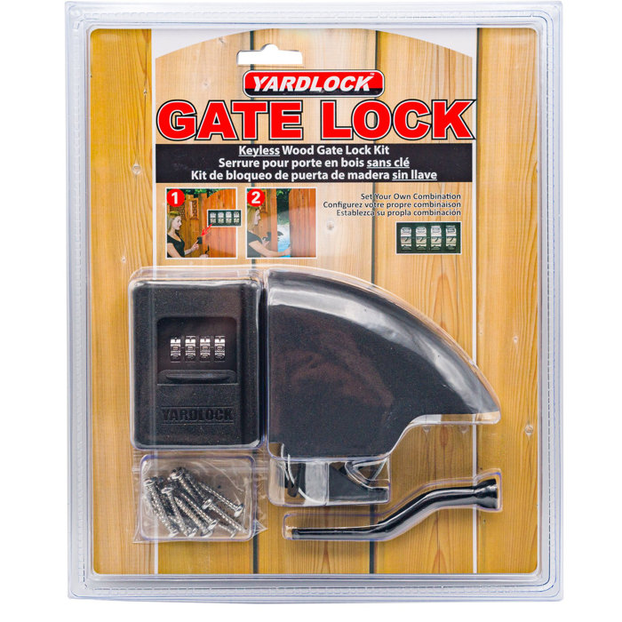 YARDLOCK Keyless Gate Lock With 2Way Entry & Reviews Wayfair Canada